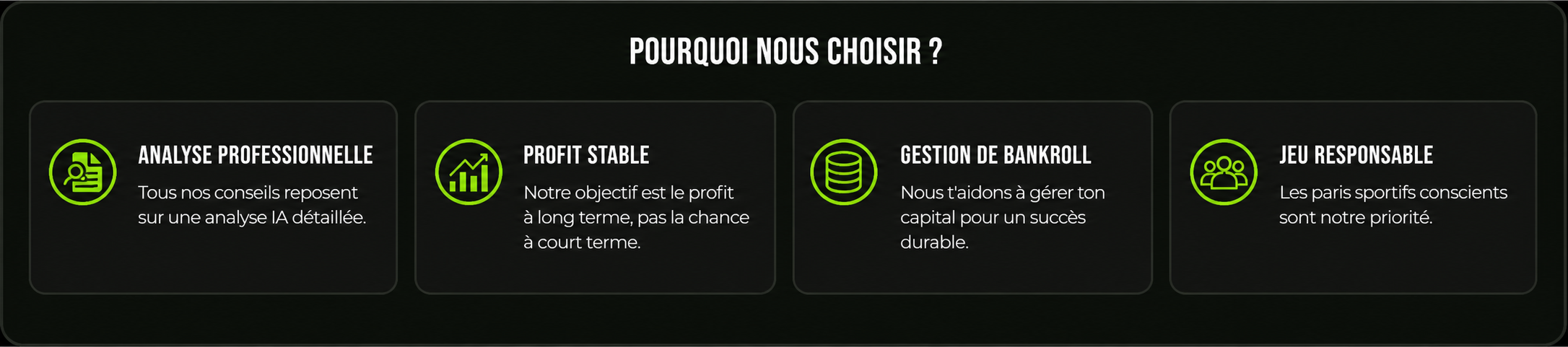 Pourquoi SafetyBets